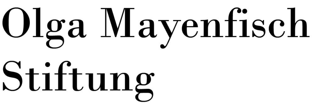 Olga Mayenfisch Stiftung